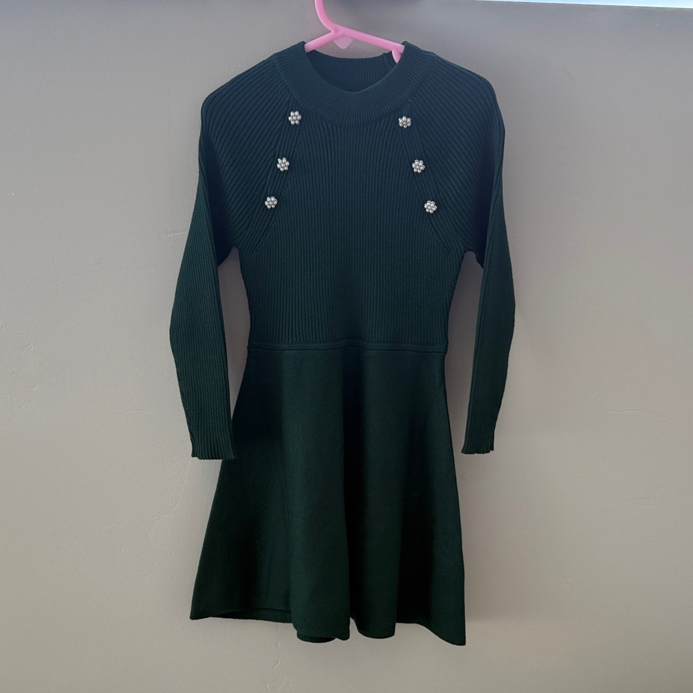 Elegant Green Kids Dress